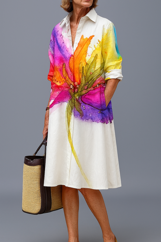 DORIA | VESTIDO MULTICOLOR OLIVIA