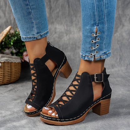 NISA | BOTA CON TACÓN Y CORDONES
