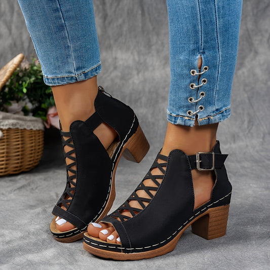 NISA | BOTA CON TACÓN Y CORDONES