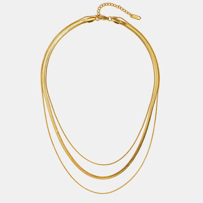 SIRENA | COLLAR DORADO DE ACERO INOXIDABLE