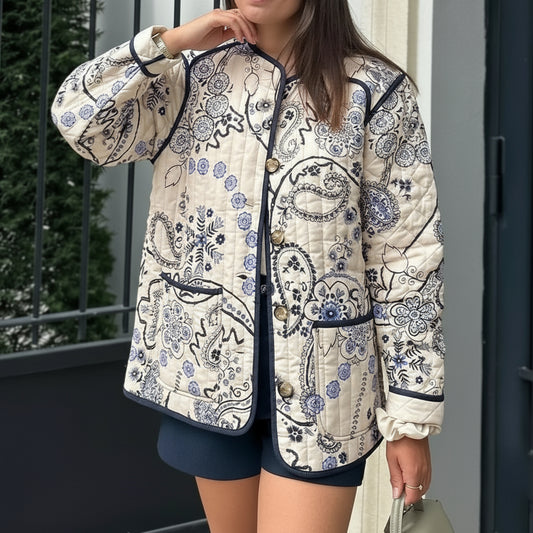 BOHO | CHAQUETA ACOLCHADA ESTAMPADA