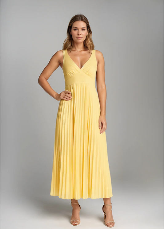 ALVA | VESTIDO MIDI CON ESCOTE