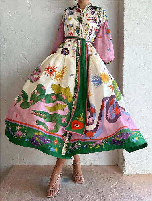 SELENIA | VESTIDO MULTICOLOR TOP VENTAS 2025